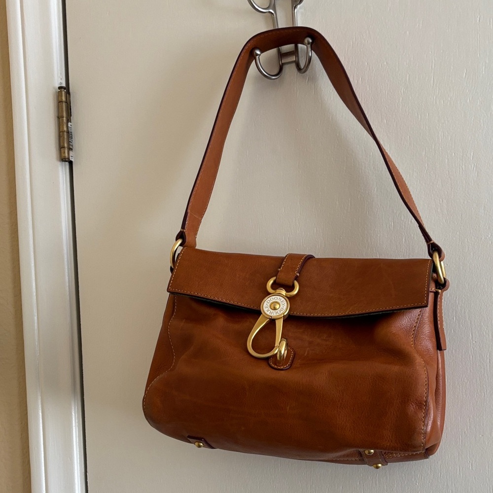 Dooney & Bourke Brown Leather Shoulder Bag